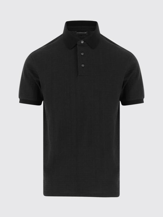 26FW 엠포리오 아르마니 폴로 티셔츠 EM004595AF10762 FC293 Black - EMPORIO ARMANI
