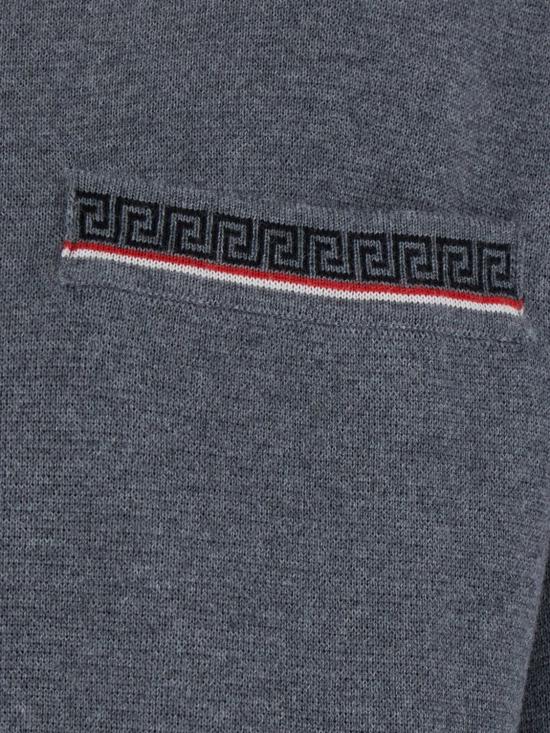 26FW 베르사체 집업 니트 10265611A19072 1E880 Grey - VERSACE