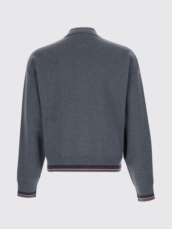 26FW 베르사체 집업 니트 10265611A19072 1E880 Grey - VERSACE
