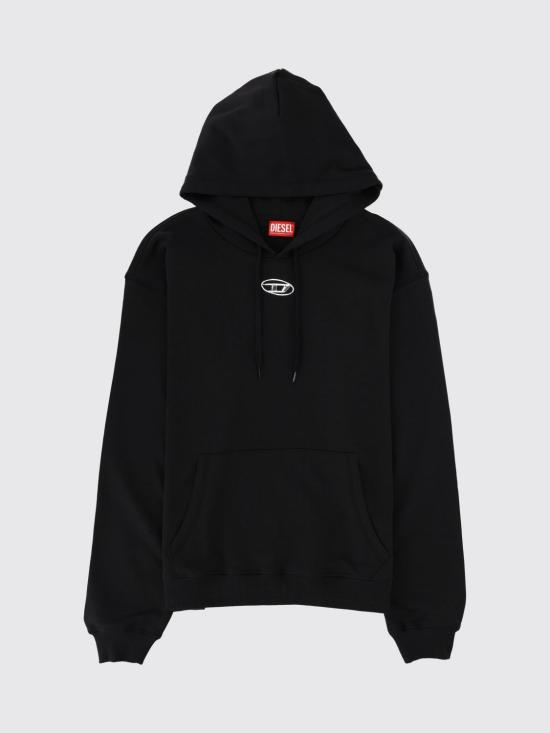 26FW 디젤 S-NORM 후드티셔츠 A204470BKBW 900 Black - DIESEL