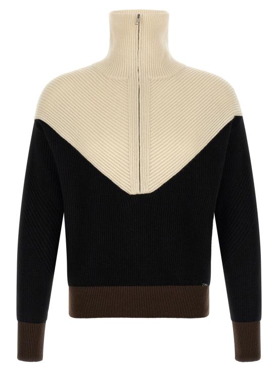  키톤 스웨터 LDD62932K0579L01NEROCAMMELLOPANNA BLACK