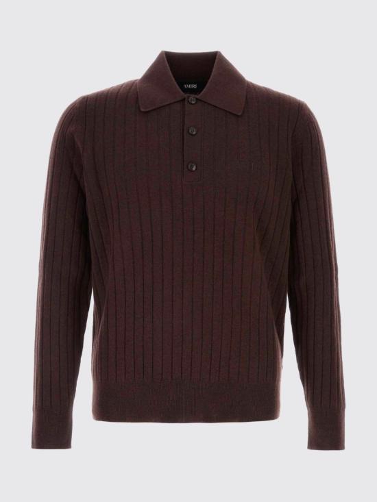 26FW 아미리 폴로 티셔츠 AM426KN060 HUSK Brown - AMIRI