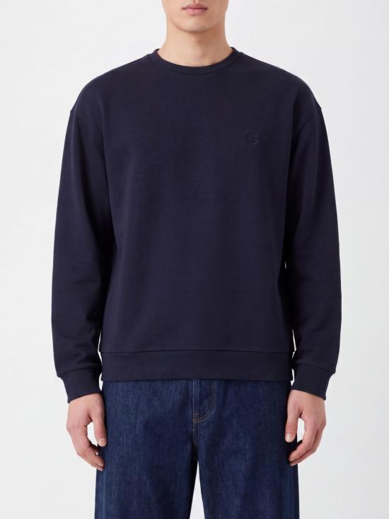 26FW 조르지오 아르마니 긴팔 티셔츠 GM000328TE11705 UB115 Blue