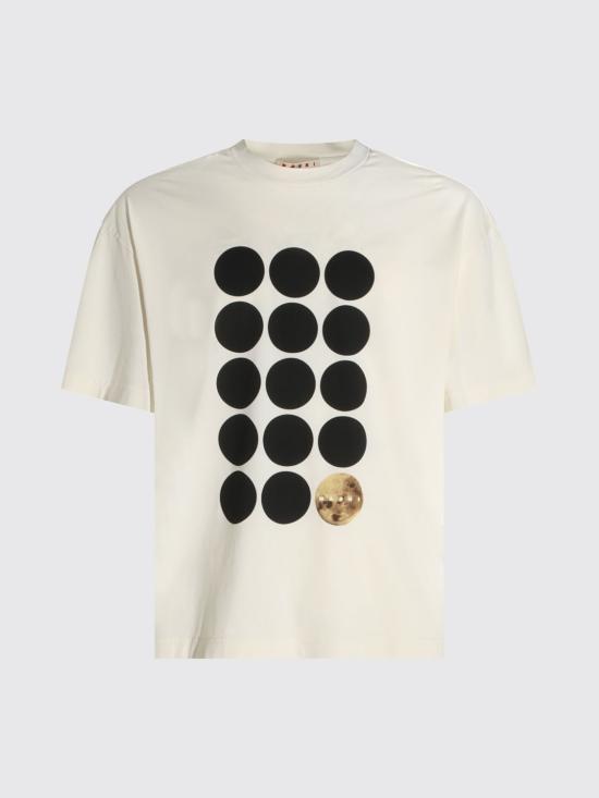 26FW 마르니 반팔 티셔츠 HUJY0001GPUSCZ46 PRW09 White - MARNI