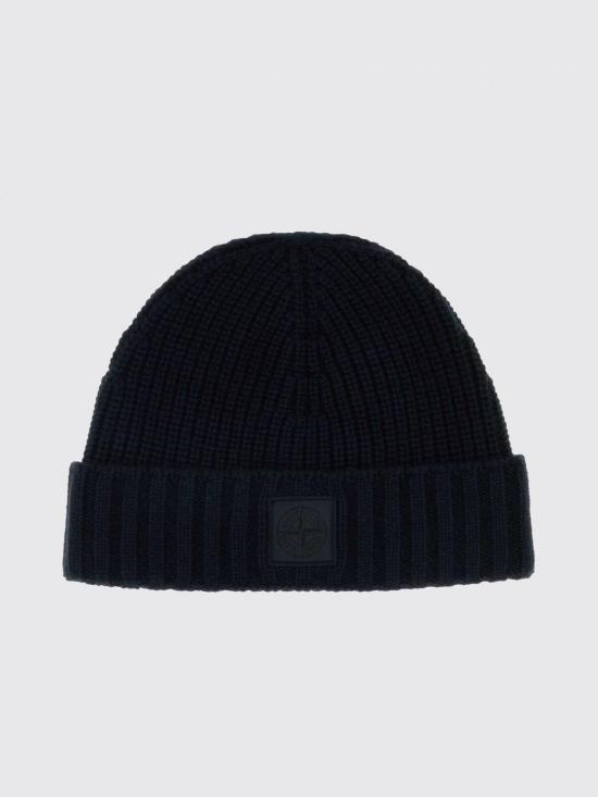 26FW 스톤 아일랜드 톤온톤 컴퍼스 로고 패치 비니 N100006S01FF V0020 Navy