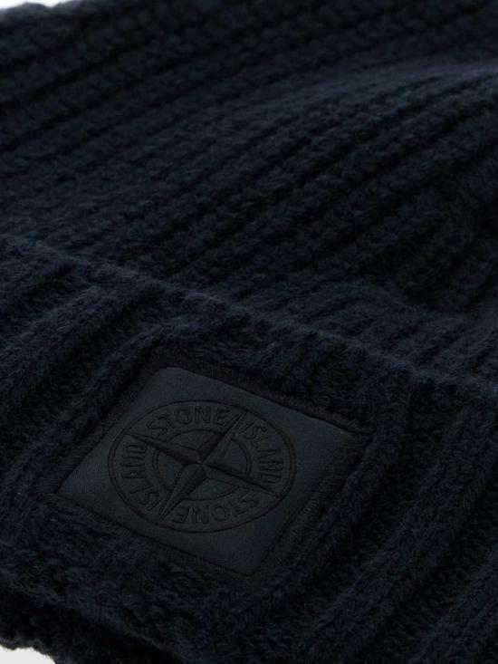 26FW 스톤 아일랜드 톤온톤 컴퍼스 로고 패치 비니 N100006S01FF V0020 Navy - STONE ISLAND