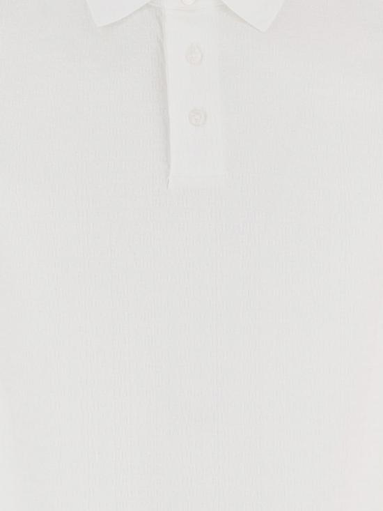 26FW 엠포리오 아르마니 폴로 티셔츠 EM004595AF10762 F0185 White - EMPORIO ARMANI