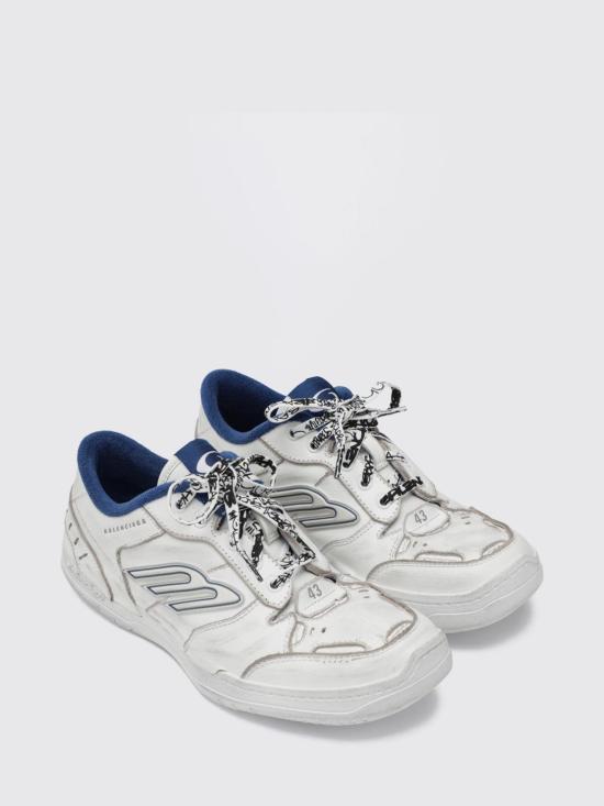 26FW 발렌시아가 햄튼스 미디움 원 아웃 스니커즈 841765WCURB 9141 White - BALENCIAGA