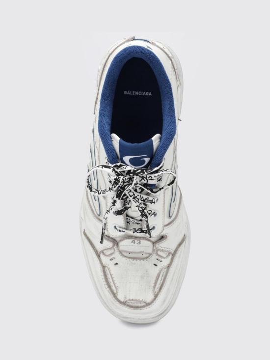 26FW 발렌시아가 햄튼스 미디움 원 아웃 스니커즈 841765WCURB 9141 White - BALENCIAGA