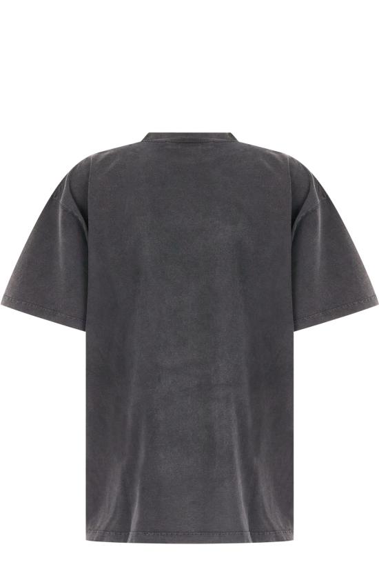 26FW 발렌시아가 반팔 티셔츠 850345TVVK2 1041 FADED WASHED BLACK - BALENCIAGA