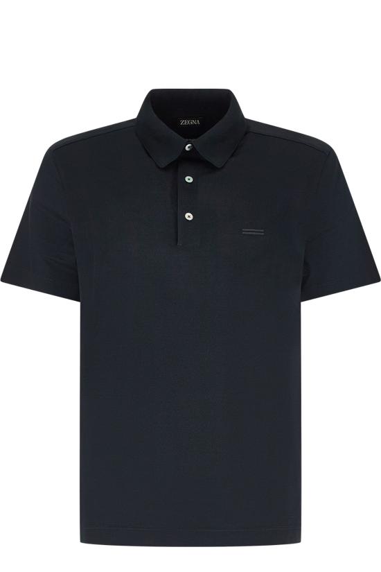 26FW 에르메네질도제냐 폴로 티셔츠 I794UI348A4 B09 NAVY BLUE