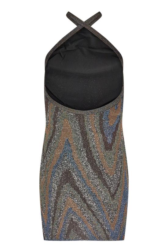 26FW 미소니 원피스 DS26WG4IBK01LY S91U7 BLACK BLUE - MISSONI