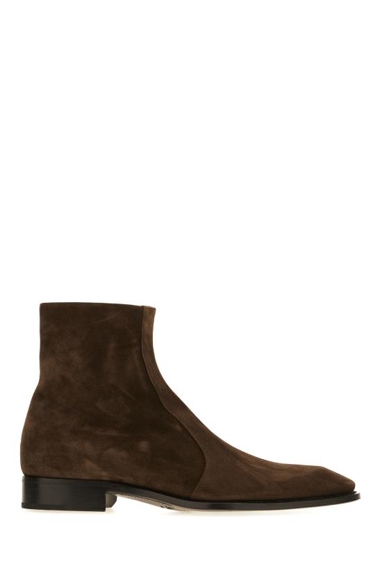 26FW 생로랑 스웨이드 앵클부츠 A002D427D00 2801 BLOW TAUPE