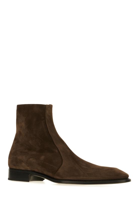 26FW 생로랑 스웨이드 앵클부츠 A002D427D00 2801 BLOW TAUPE - SAINT LAURENT