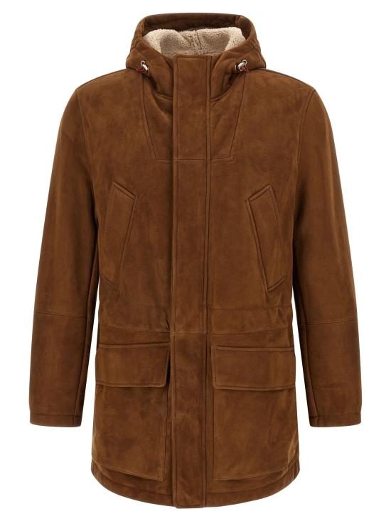 브루넬로 쿠치넬리 코트 LDMPMCU2095C8052 BROWN