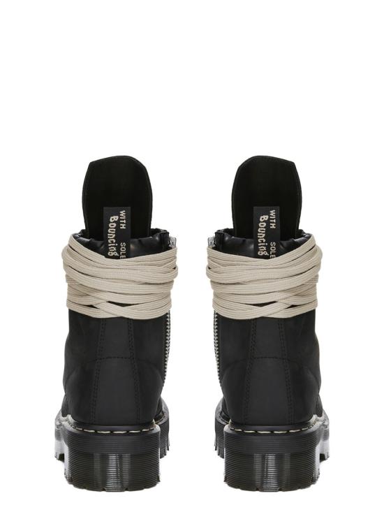 26FW 릭오웬스 X 닥터마틴 닥터마틴 x 릭 오웬스 쿼드 솔 스틸 토 부츠 DM02F1813300109 Black - RICK OWENS X DR. MARTENS