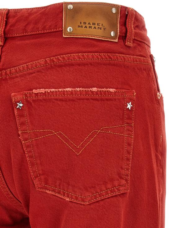  이자벨마랑 데님 팬츠 LDPA0800FAD4H01I70RD RED - ISABEL MARANT