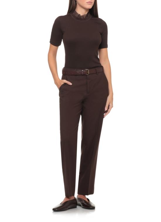 26FW 빠니깔레 탑 D391526L39D43B0291 Brown - PANICALE