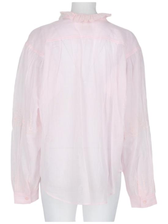 26FW 이자벨마랑에뚜왈 레오타 코튼 보일 블라우스 탑 HT0918FA D3J10E40LK Pink - ISABEL MARANT ETOILE