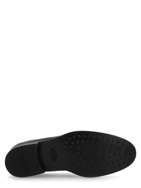 25FW 토즈 스탬프 모노그램 스웨이드 로퍼 XXM0ZF0Q920RE0 U805 Black - TODS