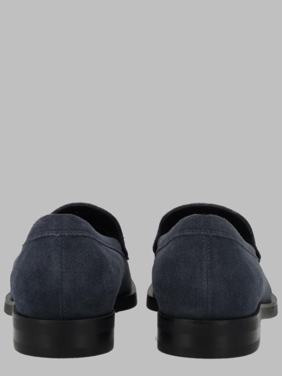 25FW 토즈 스탬프 모노그램 스웨이드 로퍼 XXM0ZF0Q920RE0 U805 Black - TODS