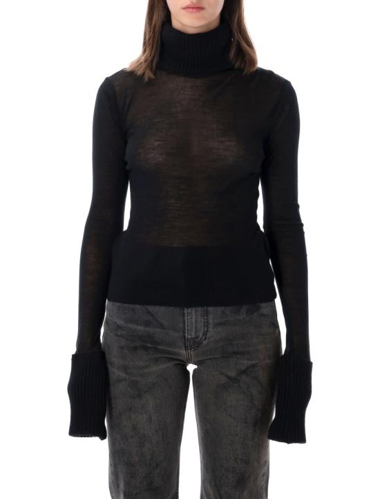 26FW 아워레가시 터틀넥 슈퍼파인 메리노 탑 터틀넥 슈퍼파인 메리노 탑 W4263IBBLACK
