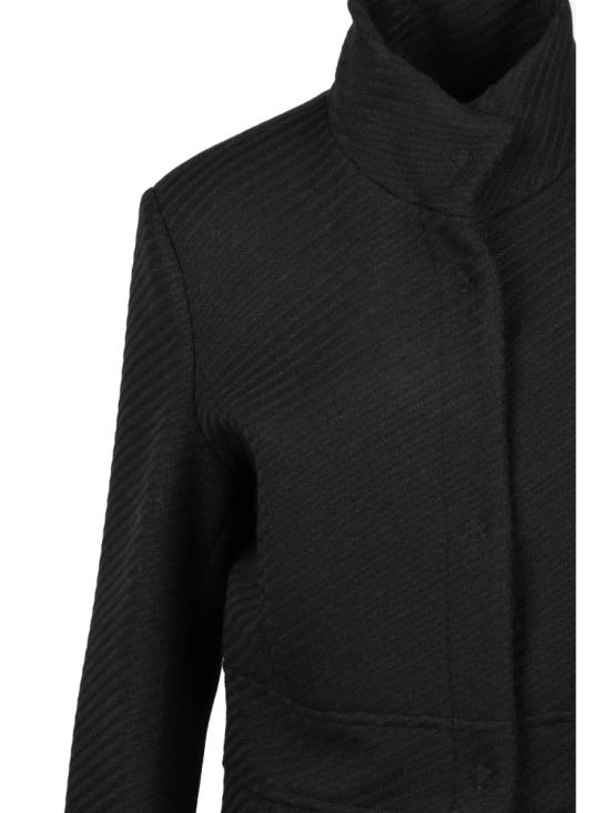 25FW Lakore 코트 블랙 하이칼라 울 혼방 - OTHER BRANDS
