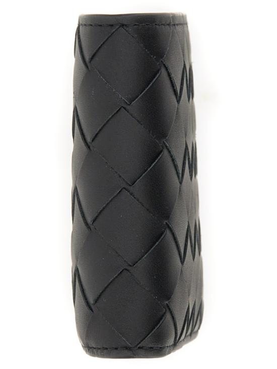  보테가베네타 인트레치아토 반지갑 743211 VCPQ48803 Black - BOTTEGA VENETA