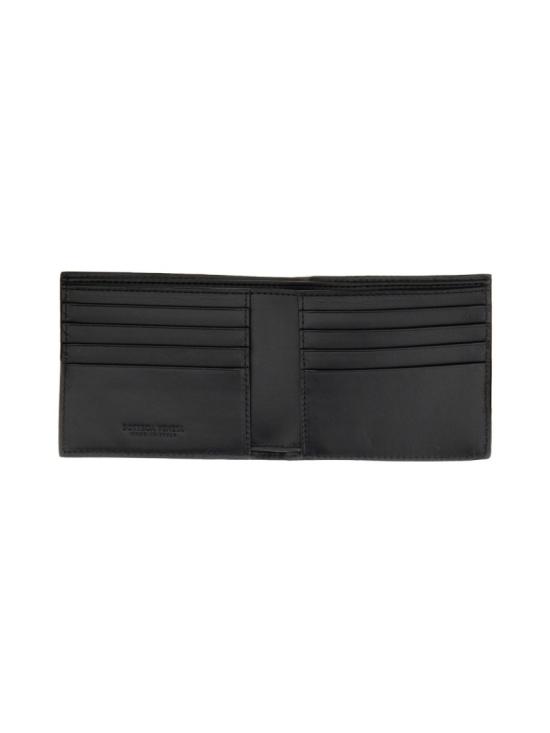  보테가베네타 인트레치아토 반지갑 743211 VCPQ48803 Black - BOTTEGA VENETA