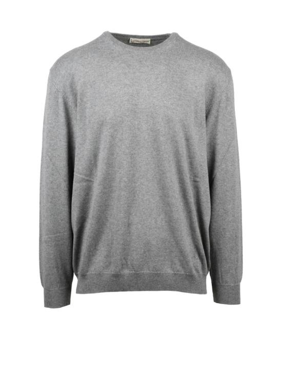 25FW Cashmere Company P. 니트웨어 고급 면-캐시미어 혼방 소재의 클래식 크루넥 스웨터