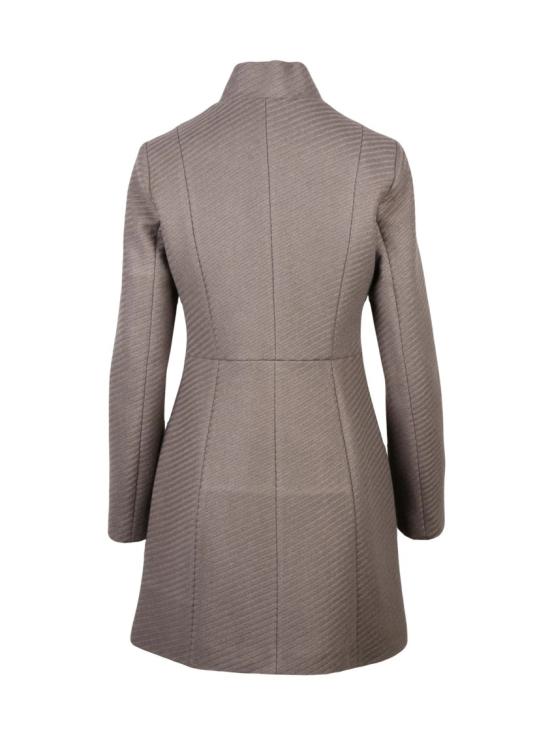 25FW Lakore 코트 터쿼이즈 색상의 슬림핏 하이칼라 울 혼방 - OTHER BRANDS