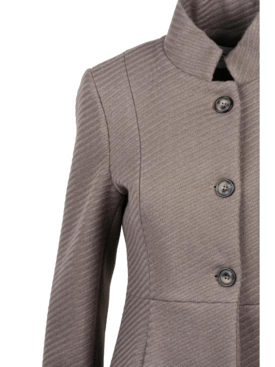 25FW Lakore 코트 터쿼이즈 색상의 슬림핏 하이칼라 울 혼방 - OTHER BRANDS