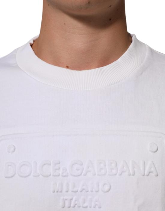  돌체앤가바나 긴팔 티셔츠 TSH92669 WHITE - DOLCE & GABBANA
