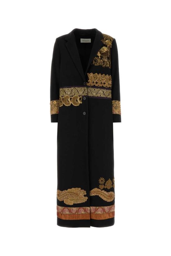 26FW 드리스 반 노튼 코트 2620102264444 900 BLACK