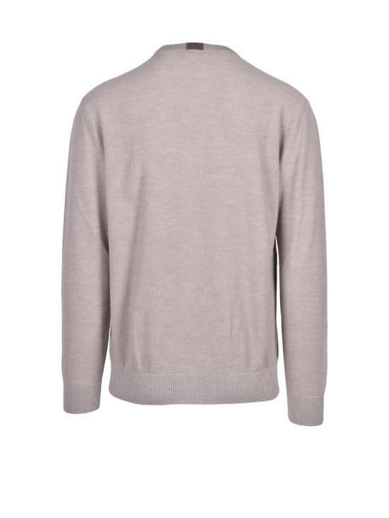 25FW Cashmere Company P. 니트웨어 미니멀한 디자인의 메리노 울 크루넥 스웨터 - CASHMERE COMPANY
