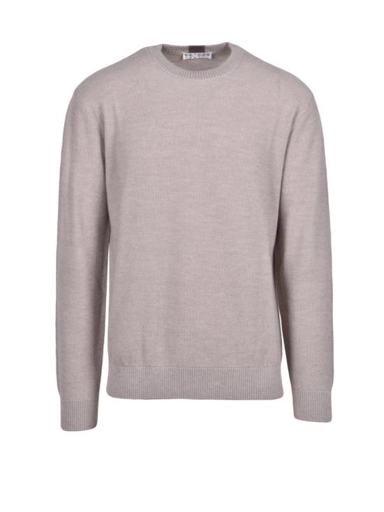 25FW Cashmere Company P. 니트웨어 미니멀한 디자인의 메리노 울 크루넥 스웨터