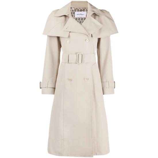  살바토레 페라가모 트렌치 코트 130690742443 BEIGE - SALVATORE FERRAGAMO