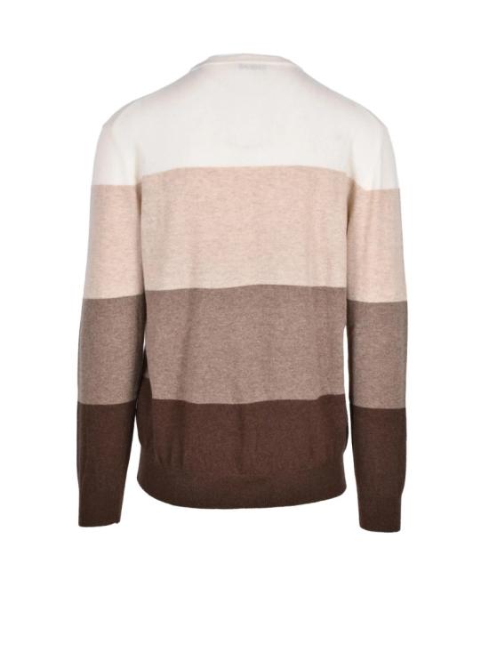 25FW Cashmere Company P. 니트웨어 캐시미어 컴퍼니의 그라데이션 스트라이프 크루넥 스웨터 P. - CASHMERE COMPANY