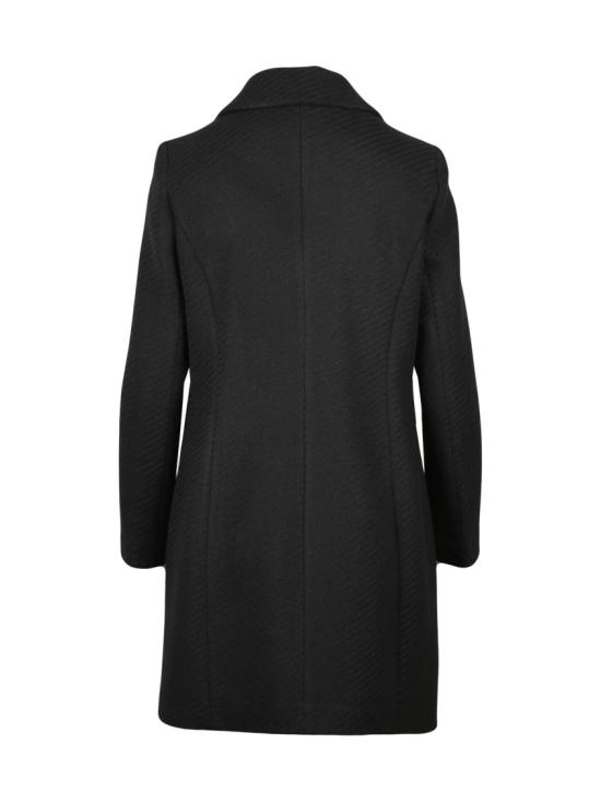 25FW Lakore 코트 블랙 컬러의 슬림핏 울 혼방 - OTHER BRANDS