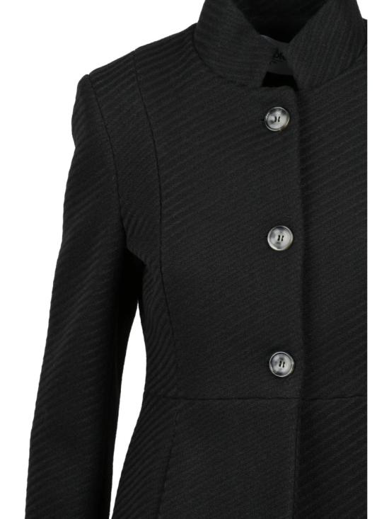 25FW Lakore 코트 블랙 컬러의 슬림핏 하이칼라 울 혼방 - OTHER BRANDS