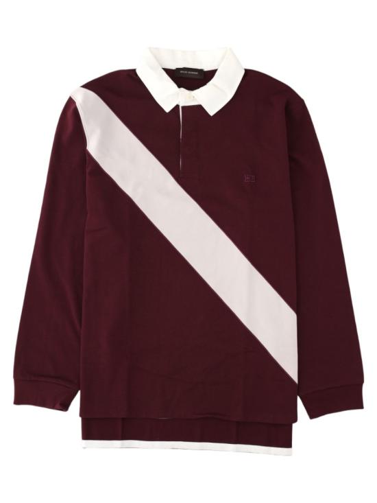 26FW 웨일즈보너 폴로 티셔츠 MA26JE20 JE02352 Burgundy