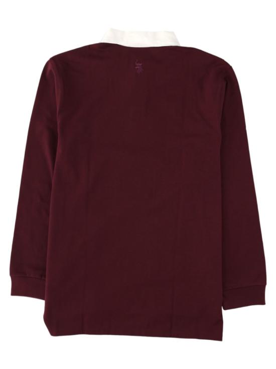 26FW 웨일즈보너 폴로 티셔츠 MA26JE20 JE02352 Burgundy - WALES BONNER