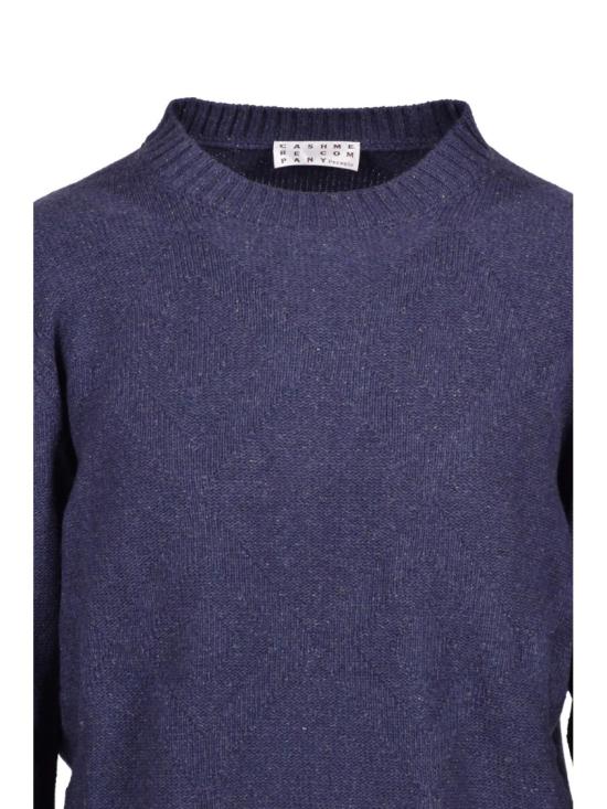 25FW Cashmere Company P. 니트웨어 고급 울-실크 혼방 소재의 크루넥 스웨터 - CASHMERE COMPANY