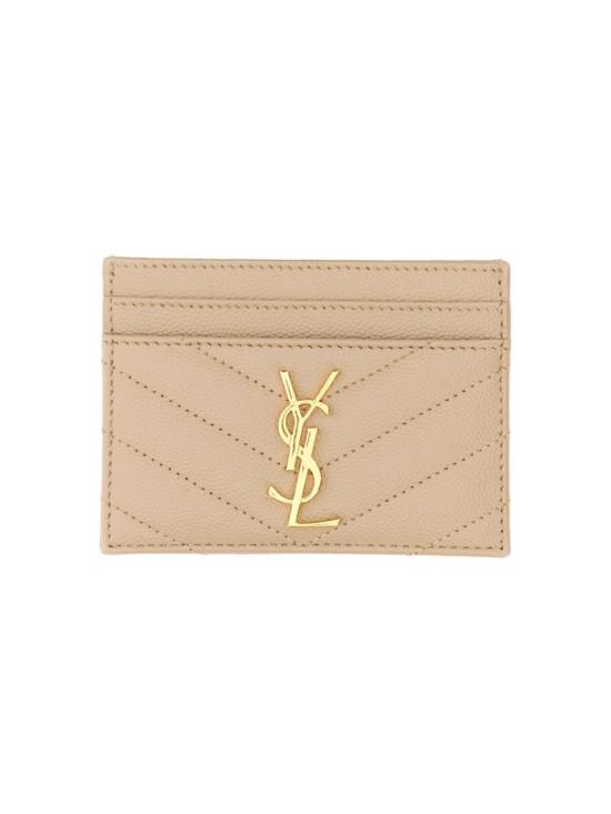  생로랑 카산드라 마틀라세 카드 케이스 423291 BOW012721 Neutrals