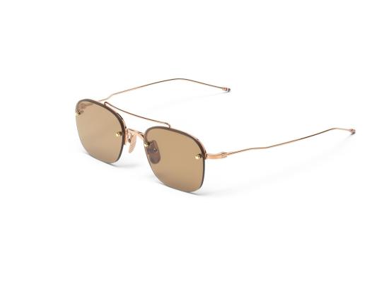 26SS 톰브라운 선글라스 UES960A 로즈골드 메탈 프레임 라운드 - THOM BROWNE
