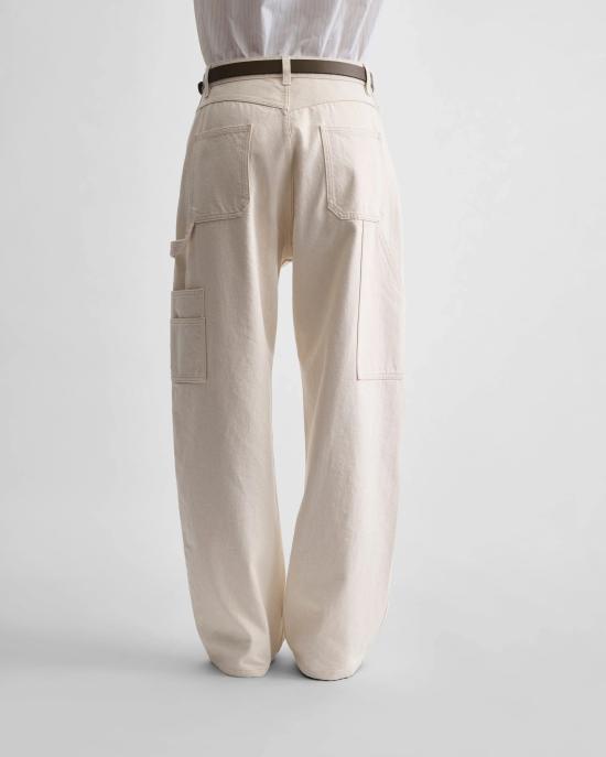  피비 파일로 데님 팬츠 DP152 CO3273 BEIGE - PHOEBE PHILO