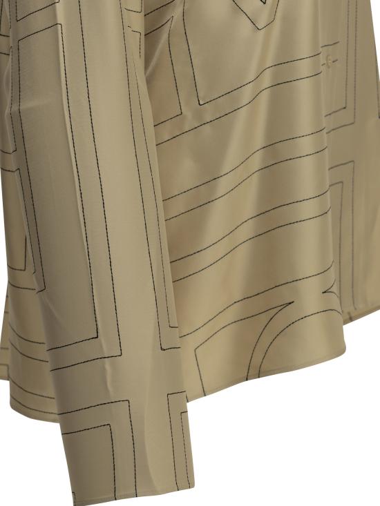 26FW 토템 블라우스/셔츠 213 755 707 926IVORY Beige - TOTEME
