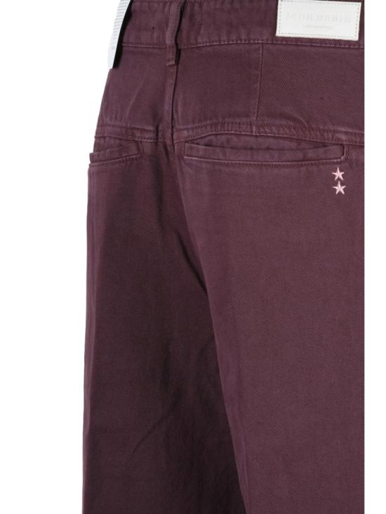 25FW 아이콘데님 데님 은은한 별 자수가 놓인 클래식 와이드 레그  진 - ICON DENIM