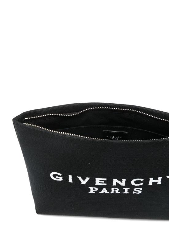  지방시 로고 프린트 클러치 BB60PNB2DS001 P26 BLACK - GIVENCHY
