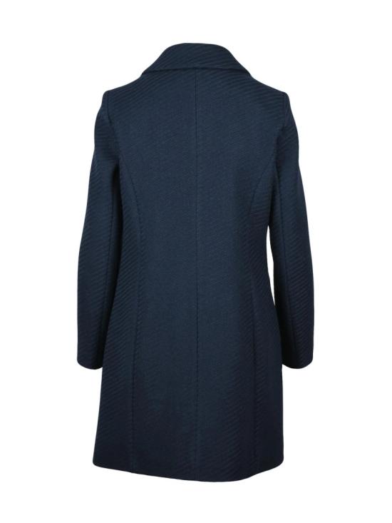 25FW Lakore 코트 네이비 블루 컬러의 슬림핏 울 혼방 - OTHER BRANDS